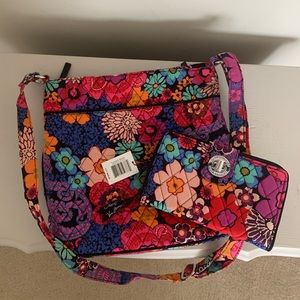 Vera Bradley Crossbody & turnkey Wallet